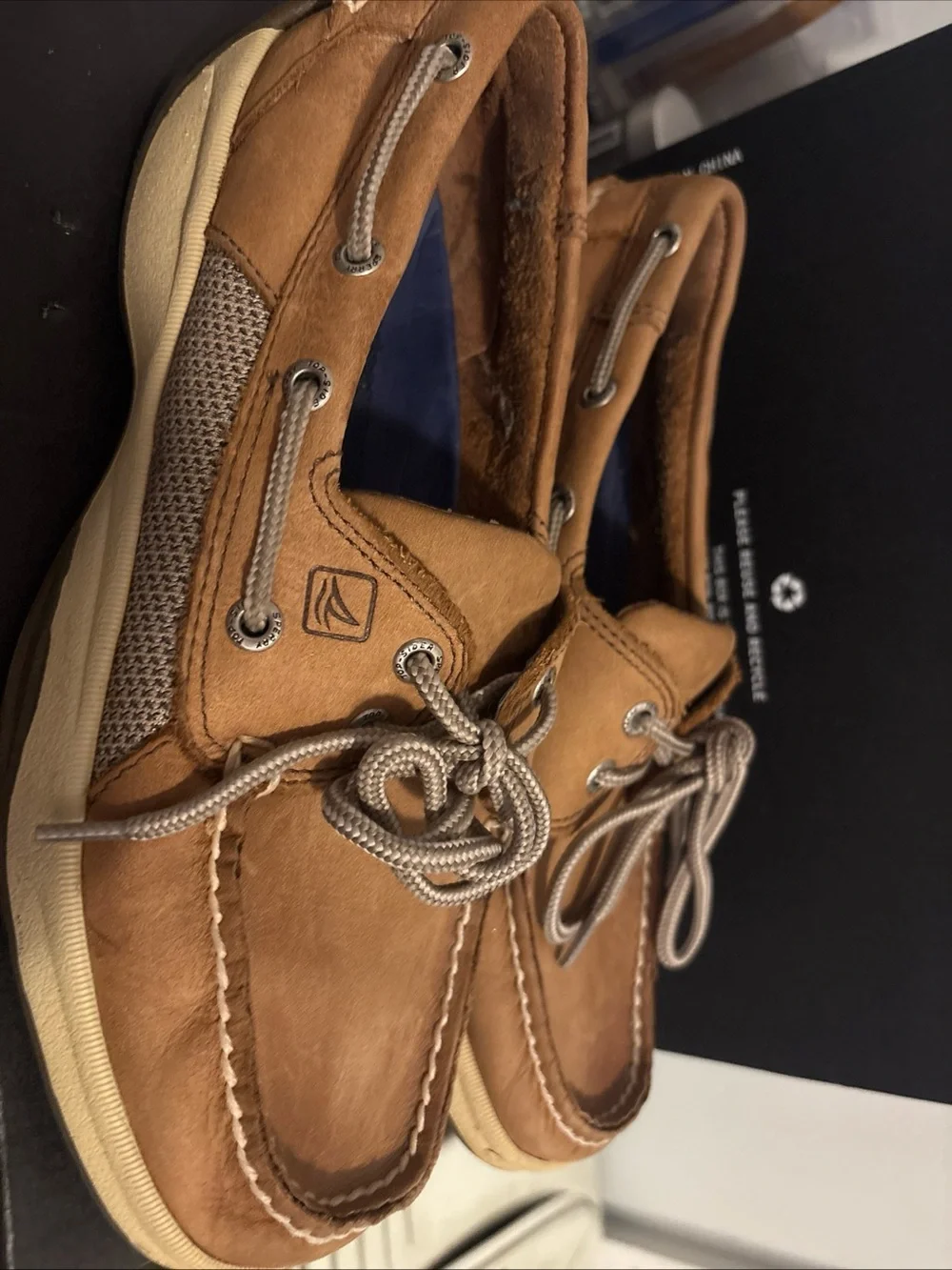 Sperry Brown Leather Classic Boat Shoes
